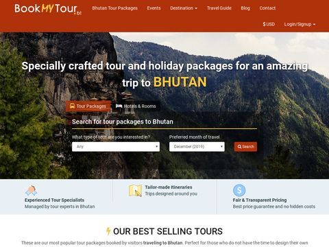 Travel to Bhutan with BookMyTour | Tour Packages | Hotel Bookings