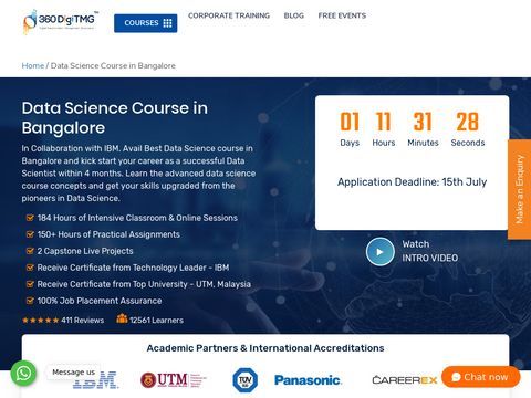 360DigiTMG - Data Science, Data Scientist Course Training i