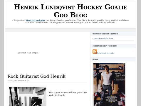 Henrik Lundqvist Blog