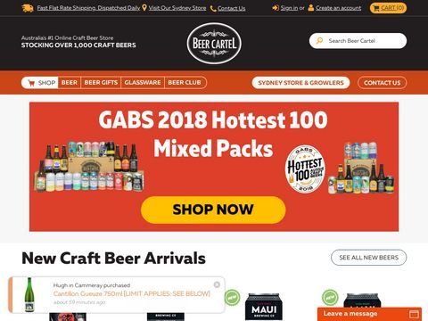 Beer Club, Buy Boutique Beer, Gifts Online, Australian Beer, Glasses & Beer Pack  - Beer Cartel