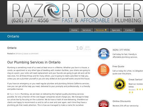 Razor Rooter Plumbing