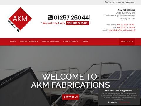AKM Fabrications | Rubbish Chute, Guardrail,