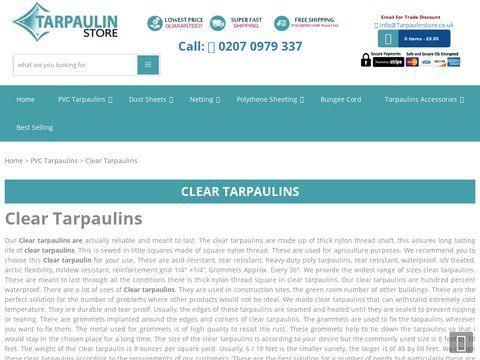 Clear Tarpaulins