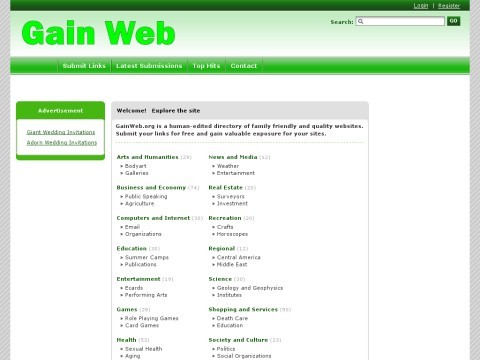 Gain Web - Link Directory