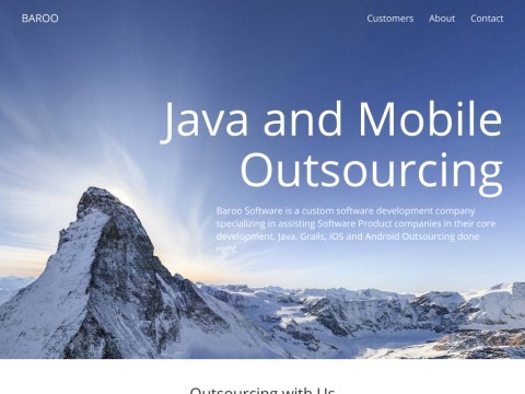 Baroo Software - Enterprise Java Outsourcing