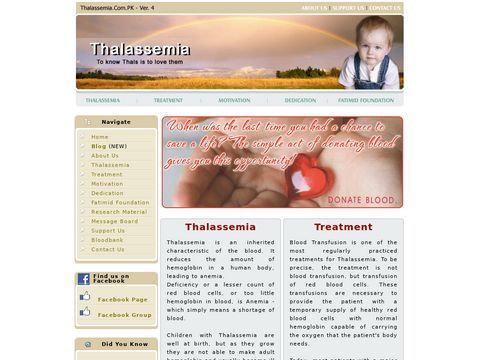 Thalassemia - Home Page