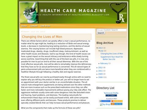Health Care Magazine | Public Health Informations and Concer