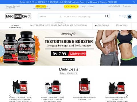 Medisyskart.com | Buy Health & Gym Supplements Online India