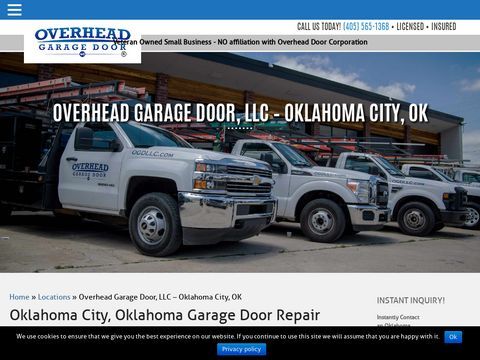 Overhead Garage Door, LLC. Oklahoma City OK