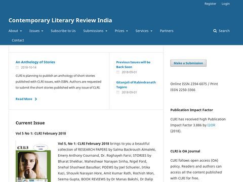 Contemporary Literary Review India