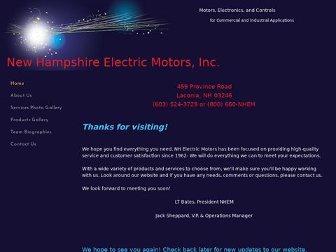 NH Electric Motors Inc