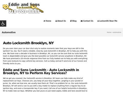 Eddie and Sons Auto Locksmith
