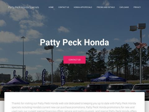 Patty Peck Honda Specials
