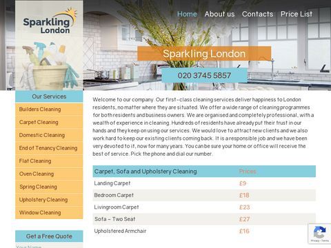 Sparkling London: Professional Cleaning Services London