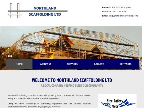 Northland Scaffolding | Sales, Scaffold Mobile | Whangarei, New Zealand