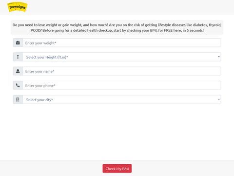 BMI Calculator for Men & Women | BMI Check by Truweightâ„¢