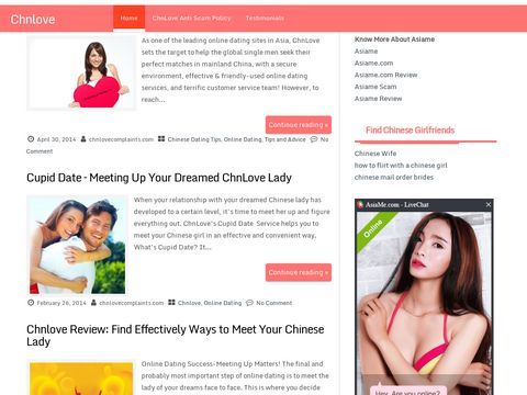 Chnlove Complaints Board – Chnlove.com is dedicated to all clients worldwide