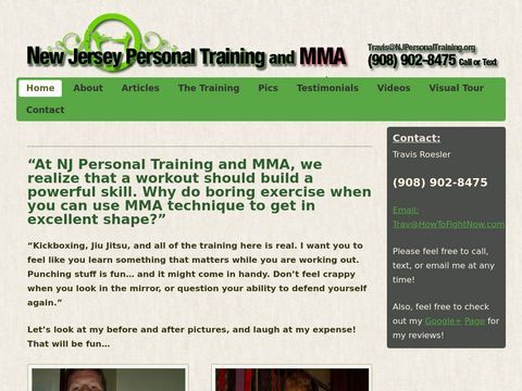 NJ Personal Training and MMA