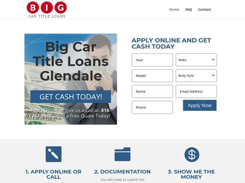 Big Car Title Loans Glendale