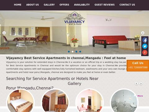 Budget Service Apartment Chennai,Porur,DLF IT Park,Miot & Maduravoyal