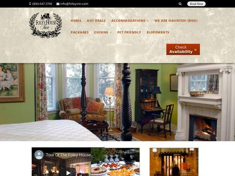 Foley Inn, Pet Friendly & Haunted Savannah Bed & Breakfasts