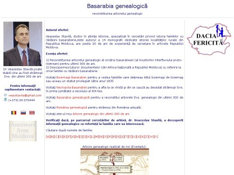 Genealogical Bessarabia   Re-establishment of the genealogi