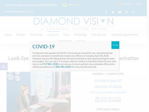 The Diamond Vision Laser Center of Manhattan