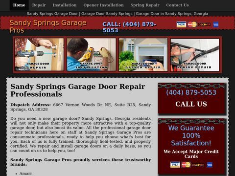 Sandy Springs Garage Pros