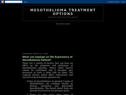 Mesothelioma Treatment Options