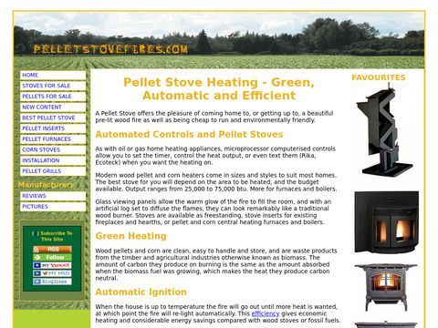 Pellet Stoves, Economical Attractive Green Heating