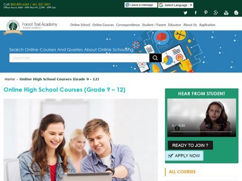 High School Online Classes