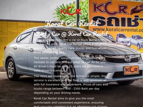 Korat Car Rental