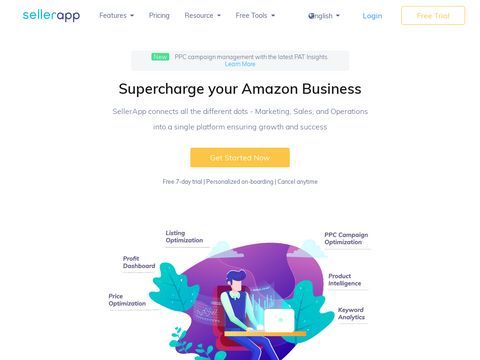 SellerPrime - Supercharge your Amazon Sales | Get Started for FREE
