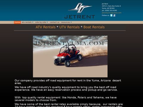 Jet Rent ATV and Rhino Rentals - Home