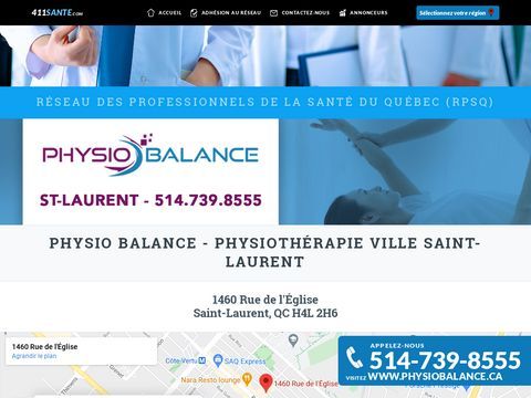Physio Balance - Physiothérapie Ville Saint-Laurent