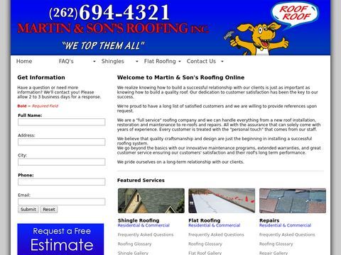 Martin & Sons Roofing, Inc