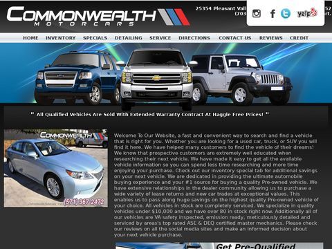 Commonwealth Motorcars Sales and Service, LLC