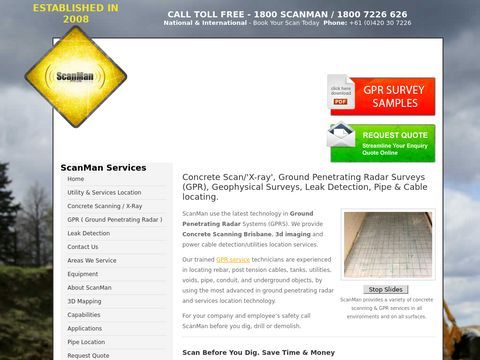 ScanMan - Concrete Scanning, Concrete X-Ray, GPR Services Co