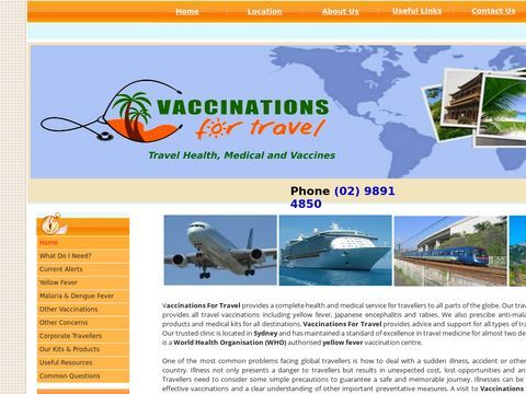 Vaccinations for Travel