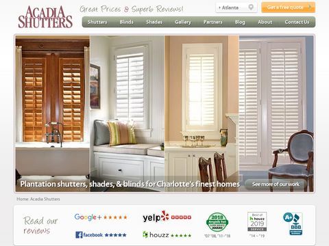 Acadia Shutters Charlotte NC