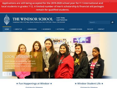 The Windsor School - New York High School, Middle School, Junior High School, Pre University & ESL School