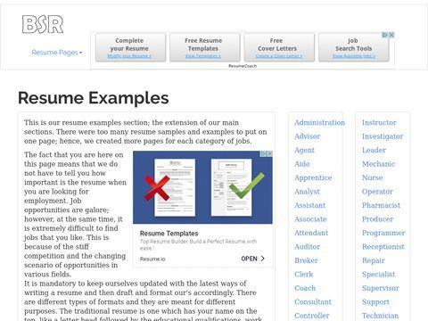 Resume Example  , Resume Examples , Example of Resume