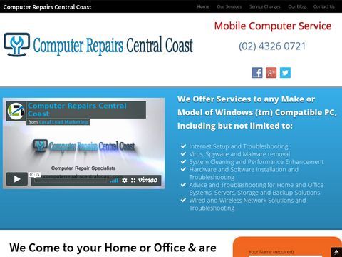 Computer Repairs Central Coast