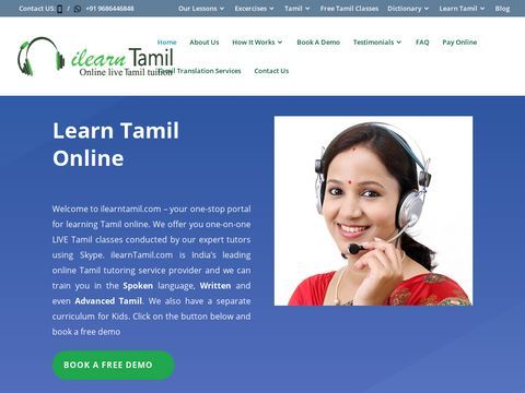 Learn Tamil online