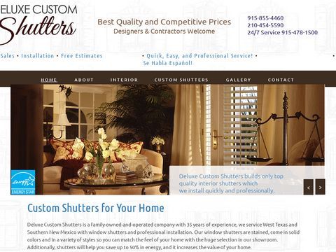 Deluxe Custom Shutters