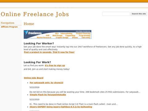 Online jobs | Online Freelance Jobs | Employment 