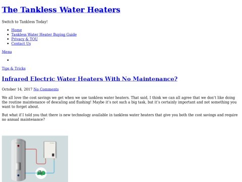 Tankless Hot Water Heaters for You at a favourable prices