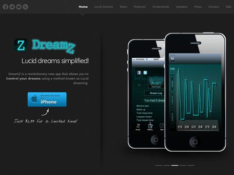 DreamZ: Lucid dreams iPhone app that actually works!