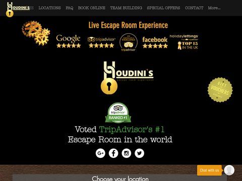 Houdinis Escape room Experience