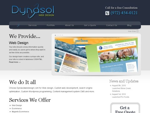 Dynasol Web Design